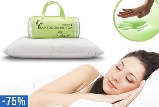 Bamboo Air Pillow Voor een goede nachtrust