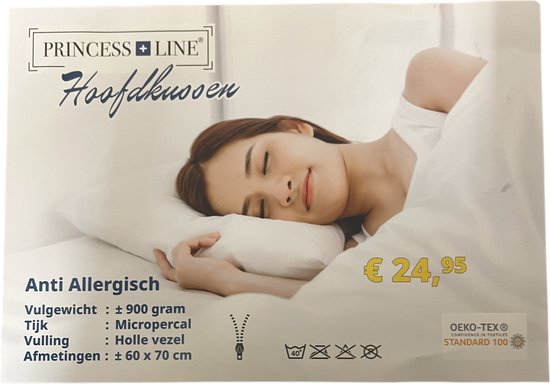 Princess Line Basic -Hoofdkussen - 60x70cm